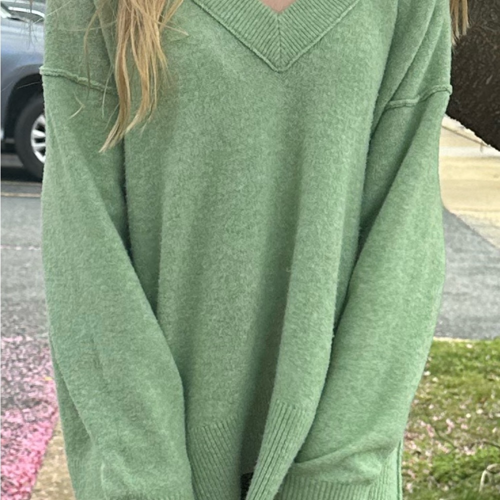 Aerie Sage V-Neck Women's Sweater